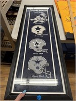 COWBOYS FRAMED BANNER