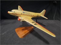 American Airline Flagship Plane & Stand Toy