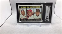 1967 Topps #244 N.L HR leaders SGC 4.5 (Hank