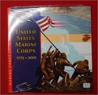 Sealed 2005 US Marine Corps UNC Silver Dollar