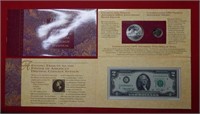 Thomas Jefferson Coinage & Currency Set