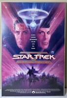 Autographed Star Trek V: The Final Frontier Poster