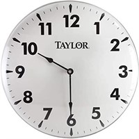 TAYLOR PRECISION PATIO CLOCK SIZE 18"