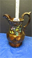 COPPER LUSTRE WATER PITCHER