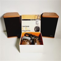 Vintage Koss K/6LC Stereophones & Advent Speakers