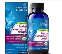 3PK Mommys Bliss Organic Baby Elderberry Drops