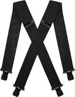 NEW (2" Width)  Heavy Duty Big and Tall Suspenders