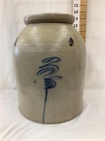 Salt Glazed 3 Gallon Stoneware Preserve Jar w/