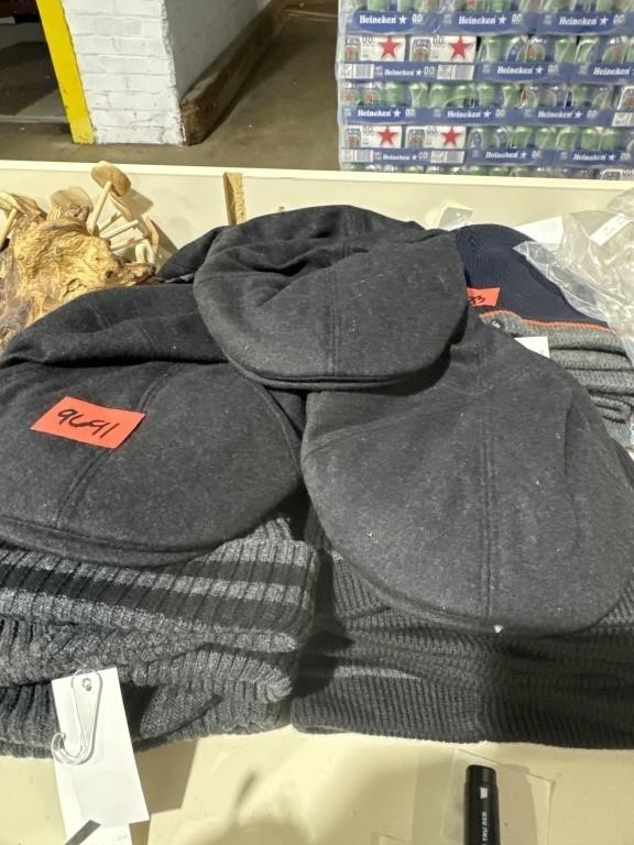 Lot of 3 Nordstrom rack dark grey news cap brand