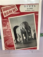 Harvard vs Tufts Oct 5 1946 football program