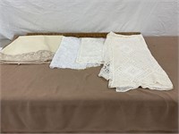 Lace tablecloths