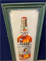 Paddy Whiskey Cork Distilleries Co. Vintage Style