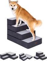 Multi Configuration Dog Stairs 4-Step Extra Wide