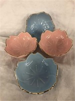 New 4 Trinket Petal Bowls