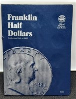 (14) Different Franklin Half Dollars In Album