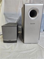 Bose Speaker, Panasonic Subwoofer