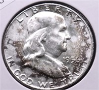 1956 CHOICE BU FRANKLIN HALF DOLLAR