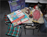 GROUPING OF CHILDREN ITEMS - TABLE & CHAIRS, ETC