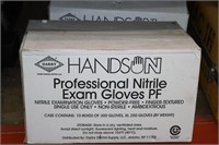 (2) CASES MEDIUM NITRILE GLOVES