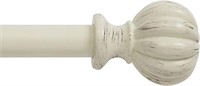 Kenney Fluted Knob End 28-48''Curtain Rod (2pack)