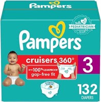 Pampers Cruisers Diapers Size 3, 132 Count