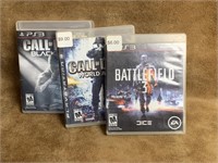 Selection of Call of Duty PS3 Games