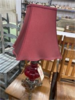 Table Lamp w/Shade - no finial 29"H