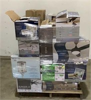 (22) Assorted Ceiling Fans And Light Fixtures