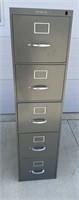 Yawman-Erbe Metal 5-Drawer Filing Cabinet