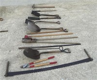 Outdoor Tools, Sledgehammer, Pickaxe, Shovels