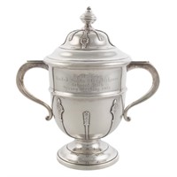 English sterling Belmont Park trophy cup