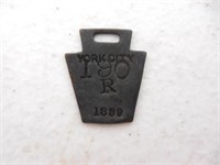 York City 190 R 1939 tag