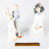 Lladro Girl & Unmarked Couple