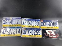 Mixed license plates, many are PA plates, no match