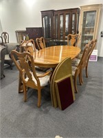 Oak dining room set