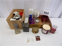 Cups, Vases, Candles, sm. Tool Set