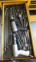 M- 2 Pneumatic Chisels With Various Bits