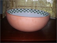 LARGE TERRA COTTA BOWL