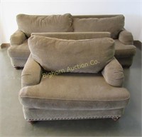 Ashley Furniture Sofa & Chair Set, 2pc Lot