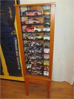 Official NASCAR Display Case w/ 40 cars included