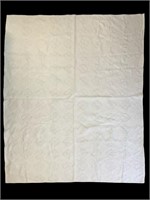 White Needle Point Style Quilt/ Coverlette