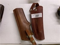 Pr of leather holsters