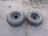 25x11-12 & 25x10x12 Carlisle Tires on 4 Hole Rims