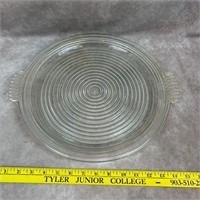 Large Spiral Glass Mini Appetizer Serving Dish