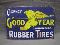Retro Good Year Rubber Tires Metal