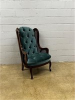 Mahogany Framed Upholstered Arm Chair