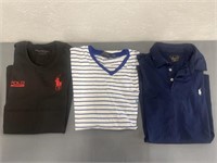 Lot of 3 Men’s Polo Shirts- Large
