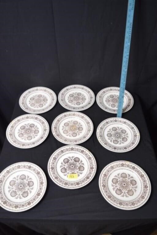 9 Royal Wellesley Plates (chips is some)