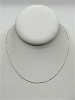 Sterling Silver Silky Chain Necklace