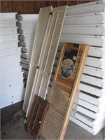 Pair of wood shutters
